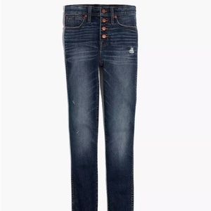 10" High-Rise Skinny Jeans: Drop-Hem Size 32